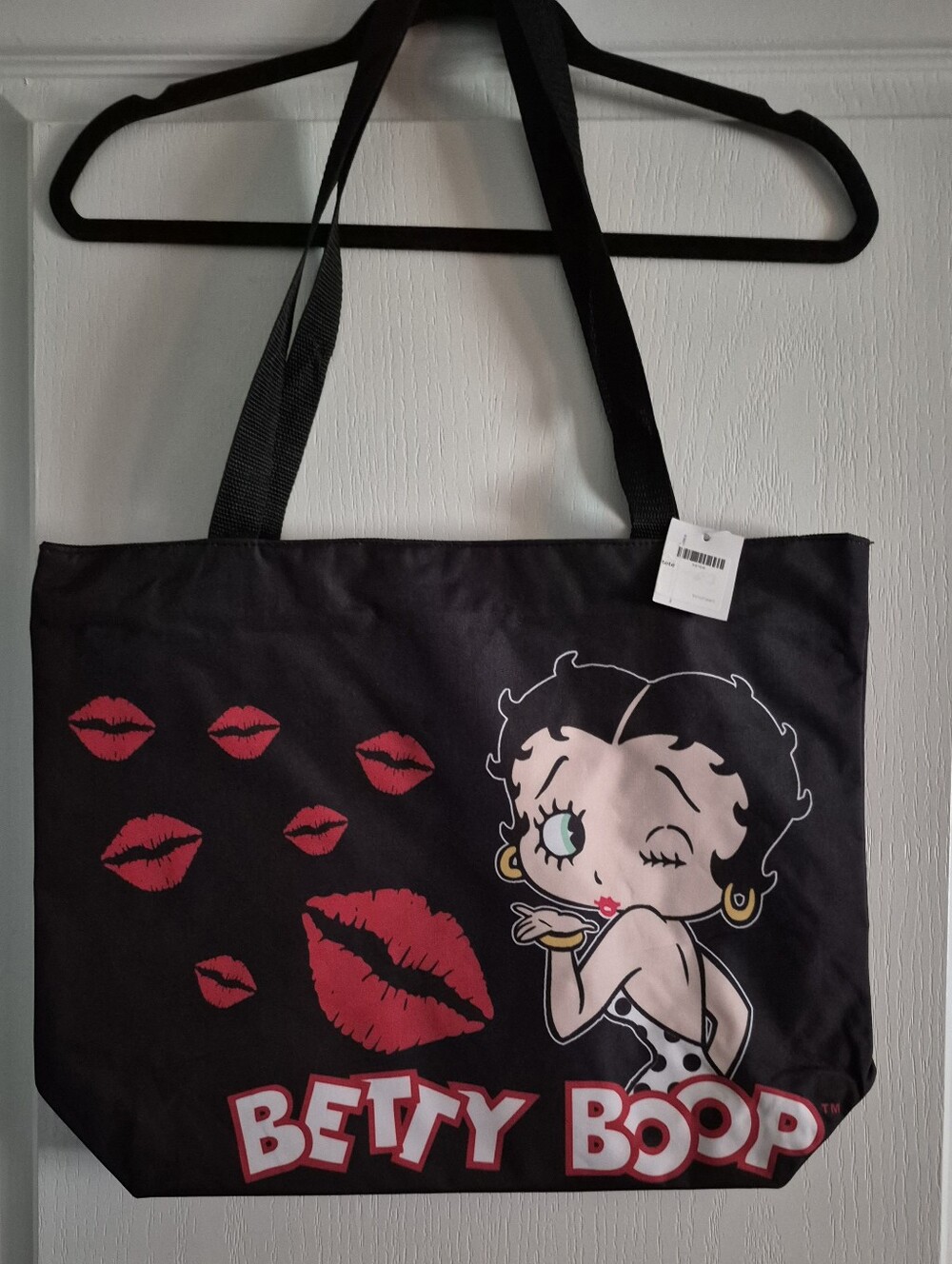 Betty Boop Black Tote